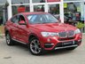 USED 2015 15 BMW X4 3.0 XDRIVE30D XLINE 4d 255 BHP A FABULOUS looking car finished in FLAMENCO Red MET with contrasting black NEVADA heated leather. This is a well presented family all rounder. This X4 looks good, drives great and is fun to drive on or off road. Features include SAT NAV, 18" ALLOYS, DAB, NEVADA HEATED LEATHER SEATS, Electric Power Boot, CRUISE, Park Sensors and much more. Dealer serviced at 15734 miles, 31985 miles, 36089 miles and on arrival at 64627 miles. 12 Months MOT.