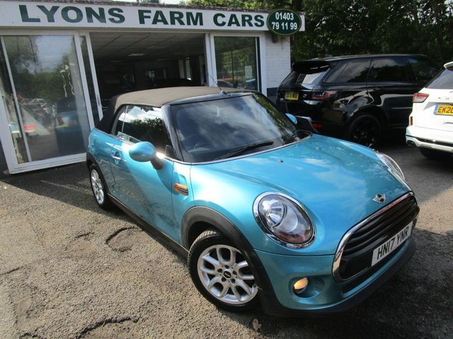 2017 17 MINI Convertible 1.5 COOPER 2d 134 BHP CONVERTIBLE *PEPPER PACK*