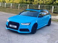 USED 2017 W AUDI A6 4.0 RS6 PLUS AVANT TFSI QUATTRO 5d 597 BHP EXCLUSIVE RIVIERA BLUE PAINT