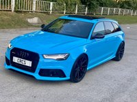 USED 2017 W AUDI A6 4.0 RS6 PLUS AVANT TFSI QUATTRO 5d 597 BHP EXCLUSIVE RIVIERA BLUE PAINT