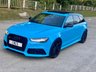 USED 2017 W AUDI A6 4.0 RS6 PLUS AVANT TFSI QUATTRO 5d 597 BHP EXCLUSIVE RIVIERA BLUE PAINT