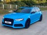 USED 2017 W AUDI A6 4.0 RS6 PLUS AVANT TFSI QUATTRO 5d 597 BHP EXCLUSIVE RIVIERA BLUE PAINT