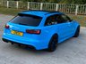 USED 2017 W AUDI A6 4.0 RS6 PLUS AVANT TFSI QUATTRO 5d 597 BHP EXCLUSIVE RIVIERA BLUE PAINT