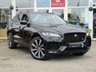 USED 2018 68 JAGUAR F-PACE 3.0 S AWD 5d 296 BHP Finished in SANTORINI BLACK  with contrasting Full HEATED 2 TONE LEATHER. &pound;1000' s extra spec, find another on sale today. This handsome SUV is both fun to drive and practical. Features include Virtual Dash, Rear View Cameras, Meridian Speakers, Panoramic Electric Sun Roof, Sat Nav, Electric Boot, Electric Heated 2 TONE Leather Seats, DAB, Led Run Lights, and much more.  Jaguar Dealer serviced at 16385 miles, 32222 miles, 47678 miles and at 63716 miles.