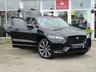 USED 2018 68 JAGUAR F-PACE 3.0 S AWD 5d 296 BHP Finished in SANTORINI BLACK  with contrasting Full HEATED 2 TONE LEATHER. &pound;1000' s extra spec, find another on sale today. This handsome SUV is both fun to drive and practical. Features include Virtual Dash, Rear View Cameras, Meridian Speakers, Panoramic Electric Sun Roof, Sat Nav, Electric Boot, Electric Heated 2 TONE Leather Seats, DAB, Led Run Lights, and much more.  Jaguar Dealer serviced at 16385 miles, 32222 miles, 47678 miles and at 63716 miles.