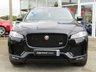 USED 2018 68 JAGUAR F-PACE 3.0 S AWD 5d 296 BHP Finished in SANTORINI BLACK  with contrasting Full HEATED 2 TONE LEATHER. &pound;1000' s extra spec, find another on sale today. This handsome SUV is both fun to drive and practical. Features include Virtual Dash, Rear View Cameras, Meridian Speakers, Panoramic Electric Sun Roof, Sat Nav, Electric Boot, Electric Heated 2 TONE Leather Seats, DAB, Led Run Lights, and much more.  Jaguar Dealer serviced at 16385 miles, 32222 miles, 47678 miles and at 63716 miles.