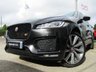 USED 2018 68 JAGUAR F-PACE 3.0 S AWD 5d 296 BHP Finished in SANTORINI BLACK  with contrasting Full HEATED 2 TONE LEATHER. &pound;1000' s extra spec, find another on sale today. This handsome SUV is both fun to drive and practical. Features include Virtual Dash, Rear View Cameras, Meridian Speakers, Panoramic Electric Sun Roof, Sat Nav, Electric Boot, Electric Heated 2 TONE Leather Seats, DAB, Led Run Lights, and much more.  Jaguar Dealer serviced at 16385 miles, 32222 miles, 47678 miles and at 63716 miles.