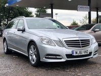 USED 2011 61 MERCEDES-BENZ E-CLASS 2.1 E220 CDI BLUEEFFICIENCY EXECUTIVE SE 5d 170 BHP PADDLE SHIFTERS+DUEL CLIMATE CONTROL+CRUISE CONTROL+SAT NAV+BLUETOOTH