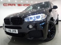 USED 2018 18 BMW X5 3.0 XDRIVE30D (258 bhp) M SPORT AUTO 4WD (S/S) + 7 SEATS + NAV + PANORAMIC E/SUNROOF + E/M/HEATED LEATHERS + M SPORT PLUS PACK + HEAD UP DISPLAY + CRUISE + M/MEDIA + HARMAN KARDON + XENON / LED + R/CAMERA + F-R PARK + PRIVACY + M STYLING + 20 S + E/BOOT 7 SEATS+PANROOF+XENON-LED+R/CAM+LEATHER+NAV+HKCRUISE