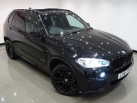 USED 2018 18 BMW X5 3.0 XDRIVE30D (258 bhp) M SPORT AUTO 4WD (S/S) + 7 SEATS + NAV + PANORAMIC E/SUNROOF + E/M/HEATED LEATHERS + M SPORT PLUS PACK + HEAD UP DISPLAY + CRUISE + M/MEDIA + HARMAN KARDON + XENON / LED + R/CAMERA + F-R PARK + PRIVACY + M STYLING + 20 S + E/BOOT 7 SEATS+PANROOF+XENON-LED+R/CAM+LEATHER+NAV+HKCRUISE
