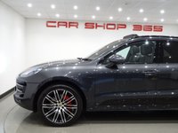 USED 2017 17 PORSCHE MACAN 3.6T TURBO PDK (400 BHP) AUTO 4WD ( ULEZ - EURO 6 ) (S/S) 5DR + �&pound;20,000 EXTRAS + NAV + BURMESTER + PAN ROOF + ADAPTIVE E/M/HEATED TURBO LEATHERS + PTV PLUS + PDLS PLUS + AIR SUSP. + SURROUND CAMERA + SPORTS EXHAUST + CARBON PACK + KEYLESS + CHRONO + 21 S   MASSIVE SPECIFICATION + &pound;20,000 PORSCHE EXTRAS