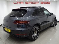 USED 2017 17 PORSCHE MACAN 3.6T TURBO PDK (400 BHP) AUTO 4WD ( ULEZ - EURO 6 ) (S/S) 5DR + �&pound;20,000 EXTRAS + NAV + BURMESTER + PAN ROOF + ADAPTIVE E/M/HEATED TURBO LEATHERS + PTV PLUS + PDLS PLUS + AIR SUSP. + SURROUND CAMERA + SPORTS EXHAUST + CARBON PACK + KEYLESS + CHRONO + 21 S   MASSIVE SPECIFICATION + &pound;20,000 PORSCHE EXTRAS