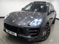 USED 2017 17 PORSCHE MACAN 3.6T TURBO PDK (400 BHP) AUTO 4WD ( ULEZ - EURO 6 ) (S/S) 5DR + �&pound;20,000 EXTRAS + NAV + BURMESTER + PAN ROOF + ADAPTIVE E/M/HEATED TURBO LEATHERS + PTV PLUS + PDLS PLUS + AIR SUSP. + SURROUND CAMERA + SPORTS EXHAUST + CARBON PACK + KEYLESS + CHRONO + 21 S   MASSIVE SPECIFICATION + &pound;20,000 PORSCHE EXTRAS