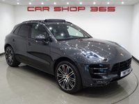 USED 2017 17 PORSCHE MACAN 3.6T TURBO PDK (400 BHP) AUTO 4WD ( ULEZ - EURO 6 ) (S/S) 5DR + �&pound;20,000 EXTRAS + NAV + BURMESTER + PAN ROOF + ADAPTIVE E/M/HEATED TURBO LEATHERS + PTV PLUS + PDLS PLUS + AIR SUSP. + SURROUND CAMERA + SPORTS EXHAUST + CARBON PACK + KEYLESS + CHRONO + 21 S   MASSIVE SPECIFICATION + &pound;20,000 PORSCHE EXTRAS