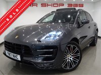 USED 2017 17 PORSCHE MACAN 3.6T TURBO PDK (400 BHP) AUTO 4WD ( ULEZ - EURO 6 ) (S/S) 5DR + �&pound;20,000 EXTRAS + NAV + BURMESTER + PAN ROOF + ADAPTIVE E/M/HEATED TURBO LEATHERS + PTV PLUS + PDLS PLUS + AIR SUSP. + SURROUND CAMERA + SPORTS EXHAUST + CARBON PACK + KEYLESS + CHRONO + 21 S   MASSIVE SPECIFICATION + &pound;20,000 PORSCHE EXTRAS