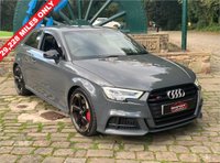 USED 2018 18 AUDI A3 2.0 S3 TFSI QUATTRO BLACK EDITION 3d 306 BHP STUNNING 2018 AUDI S3 'BLACK EDITION' QUATTRO - DSG AUTO GEARBOX - RARE NARDO GREY - UPGRADE ALLOYS - 4 X BRAND NEW PIRELLI P-ZERO TYRES - SERVICE HISTORY - SATELLITE NAVIGATION - 1 FORMER KEEPER