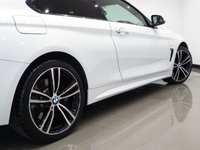 USED 2014 64 BMW 4 SERIES 3.0 430D (258 BHP) M SPORT XDRIVE AUTO ( EURO 6 ) 2DR COUPE + NAV + E/M/HEATED RED SPORTS LEATHERS + M SPORT PLUS PACK + HEAD UP + HARMAN KARDON + MEDIA + CRUISE + PEARLESCENT PAINT + XENON-LED + PRIVACY + M SPORT BRAKES + M STYLING PACK + 19 S 19S+PARK+LEDS+TINTS+LEATHER+NAV+H/K+HEAD UP+KEYLESS