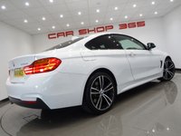 USED 2014 64 BMW 4 SERIES 3.0 430D (258 BHP) M SPORT XDRIVE AUTO ( EURO 6 ) 2DR COUPE + NAV + E/M/HEATED RED SPORTS LEATHERS + M SPORT PLUS PACK + HEAD UP + HARMAN KARDON + MEDIA + CRUISE + PEARLESCENT PAINT + XENON-LED + PRIVACY + M SPORT BRAKES + M STYLING PACK + 19 S 19S+PARK+LEDS+TINTS+LEATHER+NAV+H/K+HEAD UP+KEYLESS