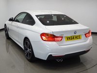 USED 2014 64 BMW 4 SERIES 3.0 430D (258 BHP) M SPORT XDRIVE AUTO ( EURO 6 ) 2DR COUPE + NAV + E/M/HEATED RED SPORTS LEATHERS + M SPORT PLUS PACK + HEAD UP + HARMAN KARDON + MEDIA + CRUISE + PEARLESCENT PAINT + XENON-LED + PRIVACY + M SPORT BRAKES + M STYLING PACK + 19 S 19S+PARK+LEDS+TINTS+LEATHER+NAV+H/K+HEAD UP+KEYLESS