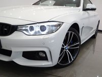 USED 2014 64 BMW 4 SERIES 3.0 430D (258 BHP) M SPORT XDRIVE AUTO ( EURO 6 ) 2DR COUPE + NAV + E/M/HEATED RED SPORTS LEATHERS + M SPORT PLUS PACK + HEAD UP + HARMAN KARDON + MEDIA + CRUISE + PEARLESCENT PAINT + XENON-LED + PRIVACY + M SPORT BRAKES + M STYLING PACK + 19 S 19S+PARK+LEDS+TINTS+LEATHER+NAV+H/K+HEAD UP+KEYLESS