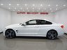 USED 2014 64 BMW 4 SERIES 3.0 430D (258 BHP) M SPORT XDRIVE AUTO ( EURO 6 ) 2DR COUPE + NAV + E/M/HEATED RED SPORTS LEATHERS + M SPORT PLUS PACK + HEAD UP + HARMAN KARDON + MEDIA + CRUISE + PEARLESCENT PAINT + XENON-LED + PRIVACY + M SPORT BRAKES + M STYLING PACK + 19 S 19S+PARK+LEDS+TINTS+LEATHER+NAV+H/K+HEAD UP+KEYLESS
