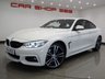 USED 2014 64 BMW 4 SERIES 3.0 430D (258 BHP) M SPORT XDRIVE AUTO ( EURO 6 ) 2DR COUPE + NAV + E/M/HEATED RED SPORTS LEATHERS + M SPORT PLUS PACK + HEAD UP + HARMAN KARDON + MEDIA + CRUISE + PEARLESCENT PAINT + XENON-LED + PRIVACY + M SPORT BRAKES + M STYLING PACK + 19 S 19S+PARK+LEDS+TINTS+LEATHER+NAV+H/K+HEAD UP+KEYLESS