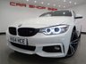 USED 2014 64 BMW 4 SERIES 3.0 430D (258 BHP) M SPORT XDRIVE AUTO ( EURO 6 ) 2DR COUPE + NAV + E/M/HEATED RED SPORTS LEATHERS + M SPORT PLUS PACK + HEAD UP + HARMAN KARDON + MEDIA + CRUISE + PEARLESCENT PAINT + XENON-LED + PRIVACY + M SPORT BRAKES + M STYLING PACK + 19 S 19S+PARK+LEDS+TINTS+LEATHER+NAV+H/K+HEAD UP+KEYLESS