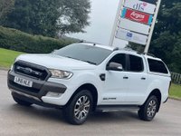 USED 2016 16 FORD RANGER 3.2 WILDTRAK 4X4 DCB TDCI 4d 197 BHP ** NO VAT * CANOPY + SAT NAV