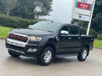 USED 2017 17 FORD RANGER 2.2 LIMITED 4X4 DCB TDCI 4d 148 BHP NO VAT ** LEATHER + SAT NAV ,