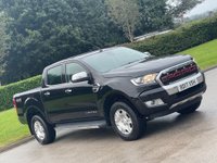 USED 2017 17 FORD RANGER 2.2 LIMITED 4X4 DCB TDCI 4d 148 BHP NO VAT ** LEATHER + SAT NAV ,