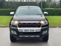 USED 2017 17 FORD RANGER 2.2 LIMITED 4X4 DCB TDCI 4d 148 BHP NO VAT ** LEATHER + SAT NAV ,