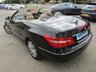 USED 2010 10 MERCEDES-BENZ E-CLASS 1.8 E250 CGI BLUEEFFICIENCY SE 2d 204 BHP Finished in OBSIDIAN BLACK with HEATED LEATHER trim. This CONVERTIBLE is well serviced with low mileage. This is an astonishing car in so many ways, not only is it a great medium family cab with loads of extras, it is also an eye catching sporty looking convertible. Features include Sat Nav, Heated Memory Leather seats, Neck Scarf, Cruise, Park Sensors and 17" Alloys . Dealer serviced at 5815 miles, 10935 miles, 22281 miles, 30437 miles, 33395 miles and on arrival at 37838 miles.
