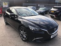 USED 2016 16 MAZDA MAZDA6 2.2 D SPORT NAV 4d 173 BHP 2 KEYS+HISTORY+NAVIGATION+ALLOY WHEELS+CLIMATE CONTROL+PARKING SENSORS+CRUISE+REVERSE CAMERA+MEDIA+AUX+USB+DAB