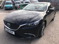 USED 2016 16 MAZDA MAZDA6 2.2 D SPORT NAV 4d 173 BHP 2 KEYS+HISTORY+NAVIGATION+ALLOY WHEELS+CLIMATE CONTROL+PARKING SENSORS+CRUISE+REVERSE CAMERA+MEDIA+AUX+USB+DAB