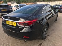 USED 2016 16 MAZDA MAZDA6 2.2 D SPORT NAV 4d 173 BHP 2 KEYS+HISTORY+NAVIGATION+ALLOY WHEELS+CLIMATE CONTROL+PARKING SENSORS+CRUISE+REVERSE CAMERA+MEDIA+AUX+USB+DAB