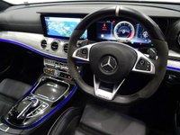 USED 2017 17 MERCEDES-BENZ E-CLASS 4.0 E63 BITURBO V8 AMG S (612 PS) (PREMIUM) SpdS MCT 4MATIC+ 4DR + PERFORMANCE BUCKET SEATS + UPGRADED 20 INCH AMG ALLOYS + BURMESTER PREMIUM SOUND + DIAMOND WHITE METALLIC PAINTWORK + PANORAMIC SLIDING ROOF + 360 PARKING AID + LED HEADLIGHTS BUCKET PERFORMANCE SEATS+UPGRADED 20 INCH AMG ALLOYS