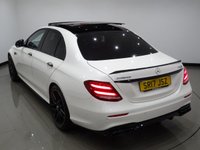 USED 2017 17 MERCEDES-BENZ E-CLASS 4.0 E63 BITURBO V8 AMG S (612 PS) (PREMIUM) SpdS MCT 4MATIC+ 4DR + PERFORMANCE BUCKET SEATS + UPGRADED 20 INCH AMG ALLOYS + BURMESTER PREMIUM SOUND + DIAMOND WHITE METALLIC PAINTWORK + PANORAMIC SLIDING ROOF + 360 PARKING AID + LED HEADLIGHTS BUCKET PERFORMANCE SEATS+UPGRADED 20 INCH AMG ALLOYS