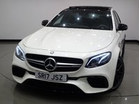 USED 2017 17 MERCEDES-BENZ E-CLASS 4.0 E63 BITURBO V8 AMG S (612 PS) (PREMIUM) SpdS MCT 4MATIC+ 4DR + PERFORMANCE BUCKET SEATS + UPGRADED 20 INCH AMG ALLOYS + BURMESTER PREMIUM SOUND + DIAMOND WHITE METALLIC PAINTWORK + PANORAMIC SLIDING ROOF + 360 PARKING AID + LED HEADLIGHTS BUCKET PERFORMANCE SEATS+UPGRADED 20 INCH AMG ALLOYS