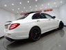 USED 2017 17 MERCEDES-BENZ E-CLASS 4.0 E63 BITURBO V8 AMG S (612 PS) (PREMIUM) SpdS MCT 4MATIC+ 4DR + PERFORMANCE BUCKET SEATS + UPGRADED 20 INCH AMG ALLOYS + BURMESTER PREMIUM SOUND + DIAMOND WHITE METALLIC PAINTWORK + PANORAMIC SLIDING ROOF + 360 PARKING AID + LED HEADLIGHTS BUCKET PERFORMANCE SEATS+UPGRADED 20 INCH AMG ALLOYS