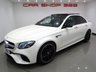 USED 2017 17 MERCEDES-BENZ E-CLASS 4.0 E63 BITURBO V8 AMG S (612 PS) (PREMIUM) SpdS MCT 4MATIC+ 4DR + PERFORMANCE BUCKET SEATS + UPGRADED 20 INCH AMG ALLOYS + BURMESTER PREMIUM SOUND + DIAMOND WHITE METALLIC PAINTWORK + PANORAMIC SLIDING ROOF + 360 PARKING AID + LED HEADLIGHTS BUCKET PERFORMANCE SEATS+UPGRADED 20 INCH AMG ALLOYS