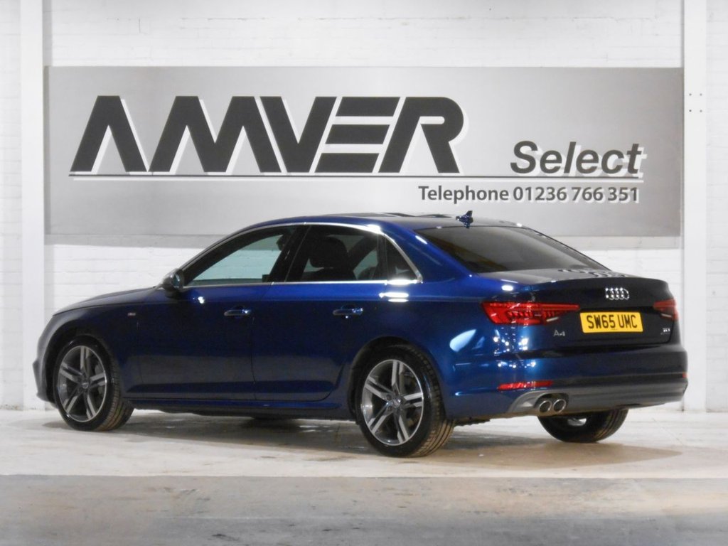 USED 2016 65 AUDI A4 2.0 TDI QUATTRO S LINE 4d 188 BHP 
