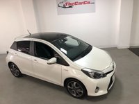 USED 2013 63 TOYOTA YARIS 1.5 HYBRID TREND 5d 61 BHP * FREE ROAD TAX * HYBRID * PANORAMIC ROOF * PRIVACY GLASS * CLIMATE CONTROL *