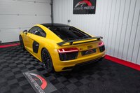 USED 2016 65 AUDI R8 COUPE 5.2 FSI V10 Plus S Tronic quattro (s/s) 2dr VEGAS YELLOW+SPORTS EXHAUST+CARBON