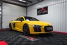 USED 2016 65 AUDI R8 COUPE 5.2 FSI V10 Plus S Tronic quattro (s/s) 2dr VEGAS YELLOW+SPORTS EXHAUST+CARBON