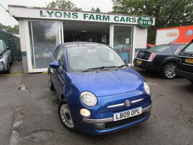 2009 09 Fiat 500 1.2 LOUNGE 3d 69 BHP