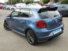 USED 2017 67 VOLKSWAGEN POLO 1.8 GTI DSG 5d 189 BHP Finished in BLUE SILK METALLIC with contrasting cloth trim. This Polo is quick and great fun to drive. The Polo is one of the best selling and popular small cars around. It is very comfortable and practical, with a distinct upmarket feel to it. Features include REAR Spoiler, 17" Alloys, DAB, 2 Keys, B/Tooth, Daytime Run Lights and much more. VW Dealer serviced at 10150 miles, 18990 miles, 28840 miles and on arrival at 35196 miles.