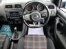 USED 2017 67 VOLKSWAGEN POLO 1.8 GTI DSG 5d 189 BHP Finished in BLUE SILK METALLIC with contrasting cloth trim. This Polo is quick and great fun to drive. The Polo is one of the best selling and popular small cars around. It is very comfortable and practical, with a distinct upmarket feel to it. Features include REAR Spoiler, 17" Alloys, DAB, 2 Keys, B/Tooth, Daytime Run Lights and much more. VW Dealer serviced at 10150 miles, 18990 miles, 28840 miles and on arrival at 35196 miles.