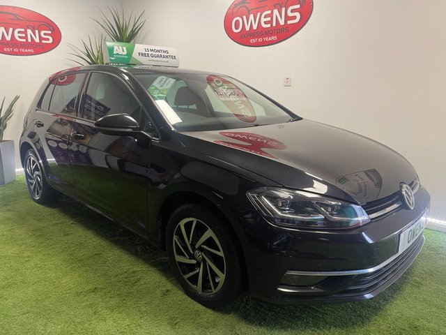 2019 68 Volkswagen Golf 1.6 MATCH TDI DSG 5d 114 BHP