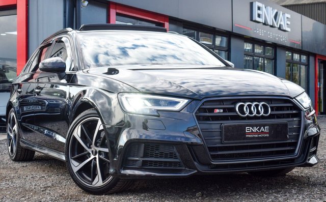 2019 69 Audi S3 2.0 S3 SPORTBACK TFSI QUATTRO BLACK EDITION 5d 296 BHP