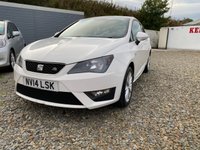 USED 2014 14 SEAT IBIZA 1.6 CR TDI FR 3d 104 BHP 